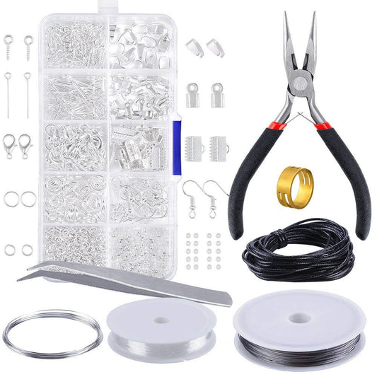 10 Grid Jewelry Accessories Combination Set Jewelry Entry Set DIY Jewelry Accessories Material Pack