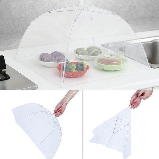 1 PC Pop Up Mesh Screen Food Covers Large Pop Up Mesh Screen Protect Food Cover Tent Dome Net Umbrella Picnic Food Protector
